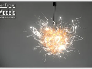 design crystal chandelier 3D Model