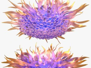 desain lampu kristal Model 3D