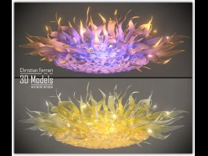 design crystal chandelier 3D Model