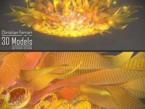 design crystal chandelier 3D Model