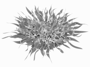 design crystal chandelier 3D 模型