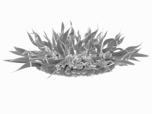 design crystal chandelier 3D 模型