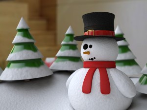 snowglobe animated 3D Model