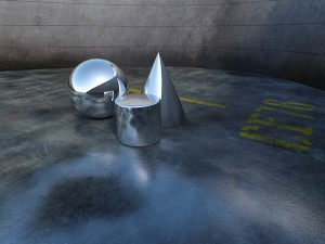 exterior scene 3D 모델