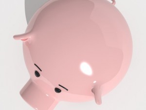 pottery pig 3D 模型