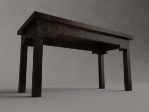 ethnic coffee table 3Dモデル