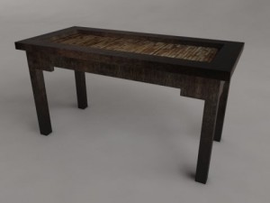 ethnic coffee table 3Dモデル