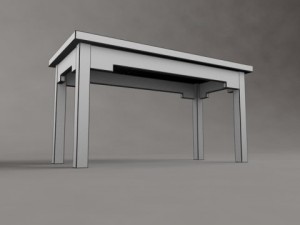 ethnic coffee table 3Dモデル