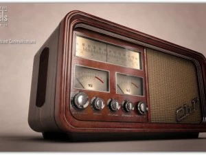 radio d'antan Modèle 3D
