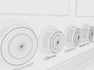 old time radio Modèle 3D