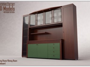 dining room sideboard 3D Model