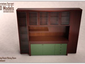 dining room sideboard 3D Model
