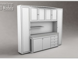 dining room sideboard 3D Model