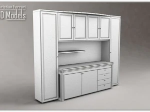 dining room sideboard 3D Model