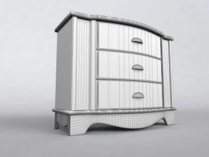 cabinet country style 3D Model