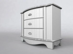cabinet country style 3D Model