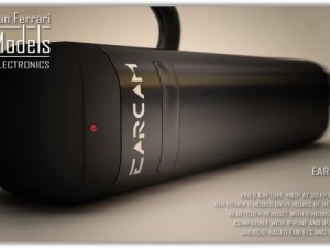 ear video camera Modello 3D
