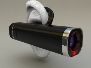 ear video camera Modello 3D