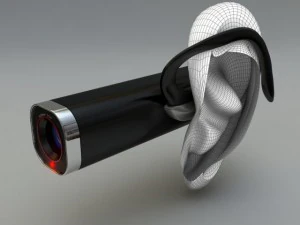 ear video camera 3D Model