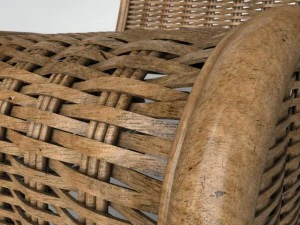 sedia di vimini Modello 3D