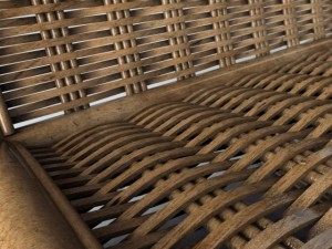 wicker chair 3D 모델