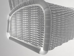 wicker chair 3D 모델