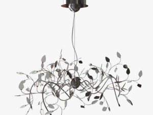 modern design foliage chandelier 3D Model