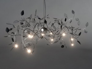 modern design foliage chandelier 3D Model
