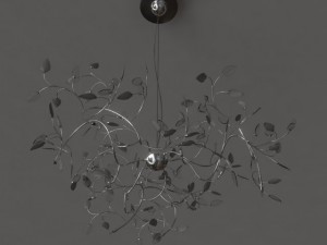 modern design foliage chandelier 3D Model