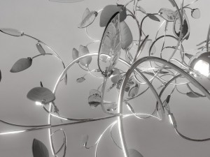 modern design foliage chandelier 3D Model
