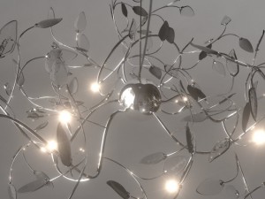 modern design foliage chandelier 3D Model