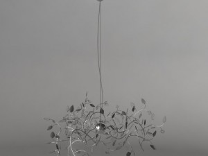 modern design foliage chandelier 3D Model
