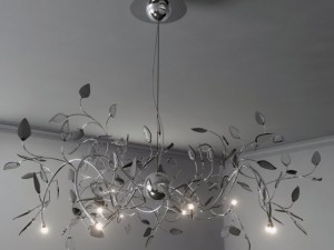 modern design foliage chandelier 3D Model