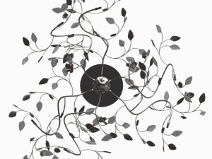 modern design foliage chandelier 3D Model