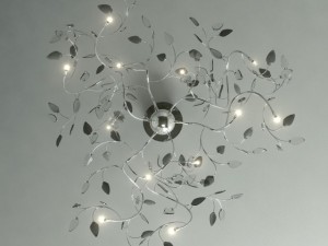 modern design foliage chandelier 3D Model