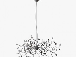 modern design foliage chandelier 3D Model
