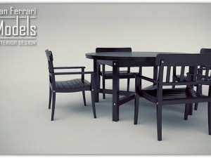 angso chair 3D Модель