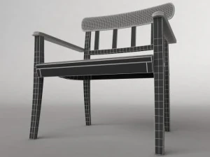 angso chair 3D Model