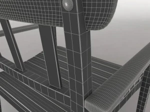 angso garden set 3D Model