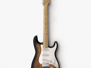 fender stratocaster guitar Modèle 3D