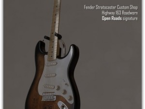 fender stratocaster guitar Modèle 3D