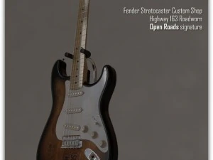 fender stratocaster guitar 3D Model