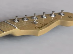 fender stratocaster guitar 3D Model