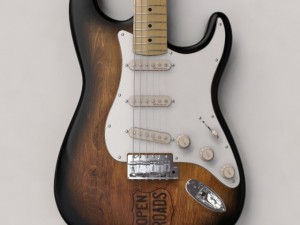 fender stratocaster guitar Modèle 3D