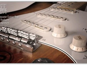 fender stratocaster guitar 3D Model