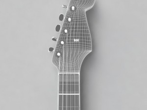 fender stratocaster guitar Modèle 3D