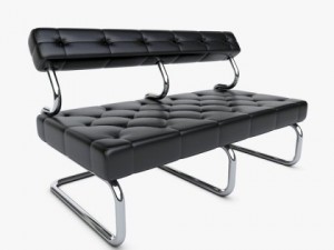 leather couch 3D Модель