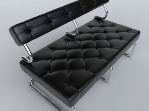 leather couch 3D Модель