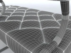 革製のソファ 3Dモデル