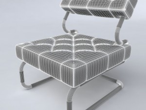 leather set chairscouch Modèle 3D